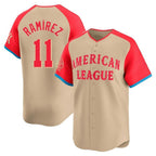 Crovyle C.Guardians #11 Jose Ramirez Player Cream American League All-Star Limited Home Stitched Jerseys