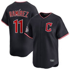 Crovyle C.Guardians #11 Jose Ramirez Player Navy Limited Home Stitched Jerseys