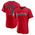 Crovyle C.Guardians #11 Jose Ramirez Player Red Limited Elite Home Stitched Jerseys