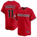 Crovyle C.Guardians #11 Jose Ramirez Player Red Limited Home Stitched Jerseys