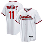 Crovyle C.Guardians #11 Jose Ramirez Player White Game Home Stitched Jerseys