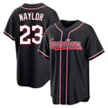 Crovyle C.Guardians #23 Bo Naylor Player Black Fashion Out Home Game Stitched Jerseys