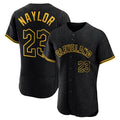 Crovyle C.Guardians #23 Bo Naylor Player Black Snake Skin City Limited Elite Home Stitched Jerseys