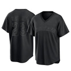 Crovyle C.Guardians #23 Bo Naylor Player Black T-shirt Home Game Stitched Jerseys