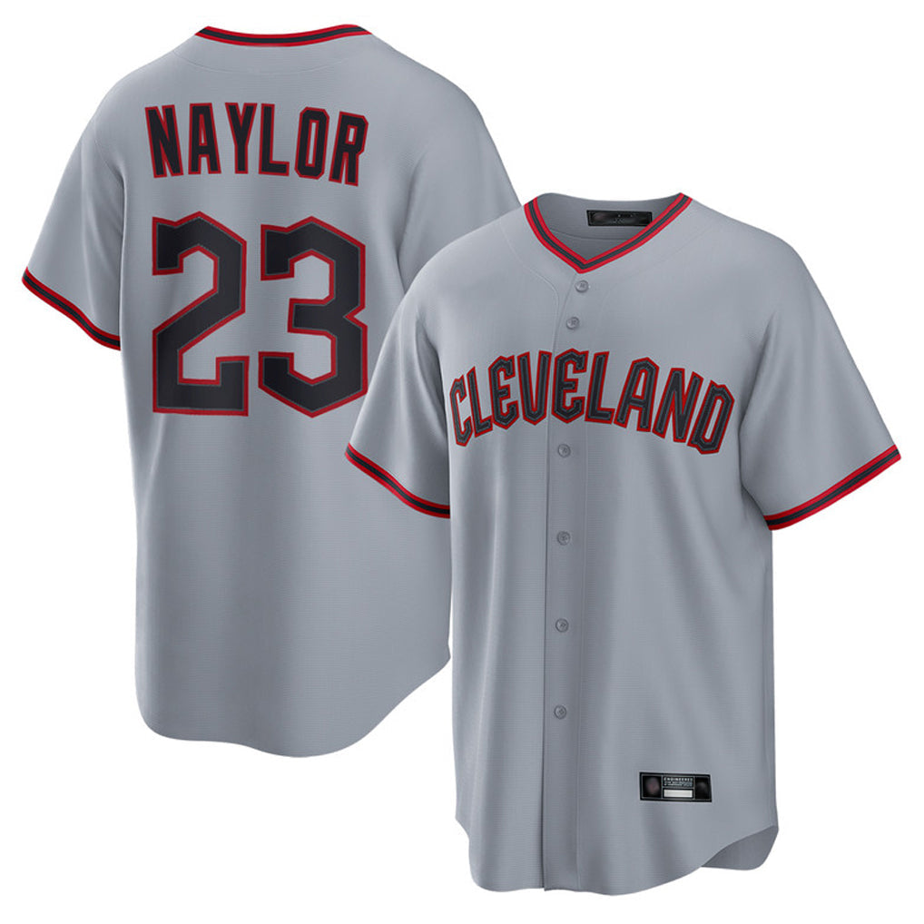 Crovyle C.Guardians #23 Bo Naylor Player Gray Home Game Stitched Jerseys