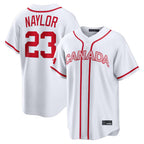 Crovyle C.Guardians #23 Bo Naylor Player White World Classic Home Game Stitched Jerseys