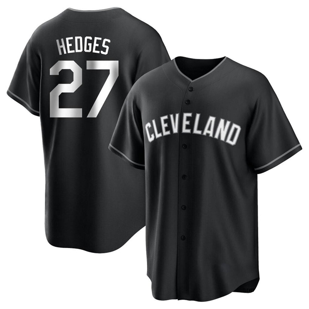 Crovyle C.Guardians #27 Austin Hedges Player Black Home Game Stitched Jerseys