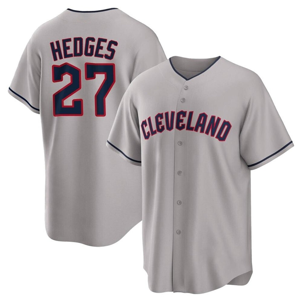 Crovyle C.Guardians #27 Austin Hedges Player Gray Game Home Stitched Jerseys