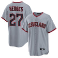 Crovyle C.Guardians #27 Austin Hedges Player Gray Home Game Stitched Jerseys