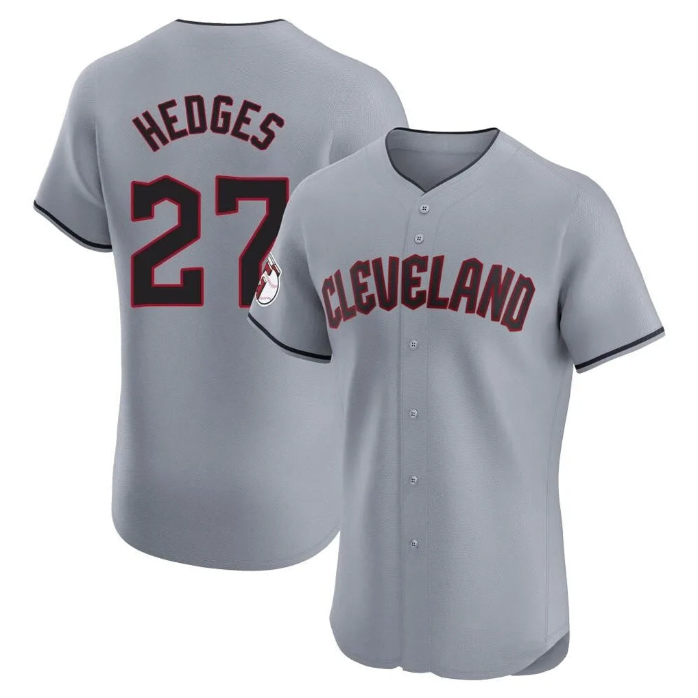 Crovyle C.Guardians #27 Austin Hedges Player Gray Road Limited Elite Home Stitched Jerseys