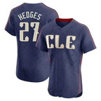 Crovyle C.Guardians #27 Austin Hedges Player Navy City Connect Limited Elite Home Stitched Jerseys