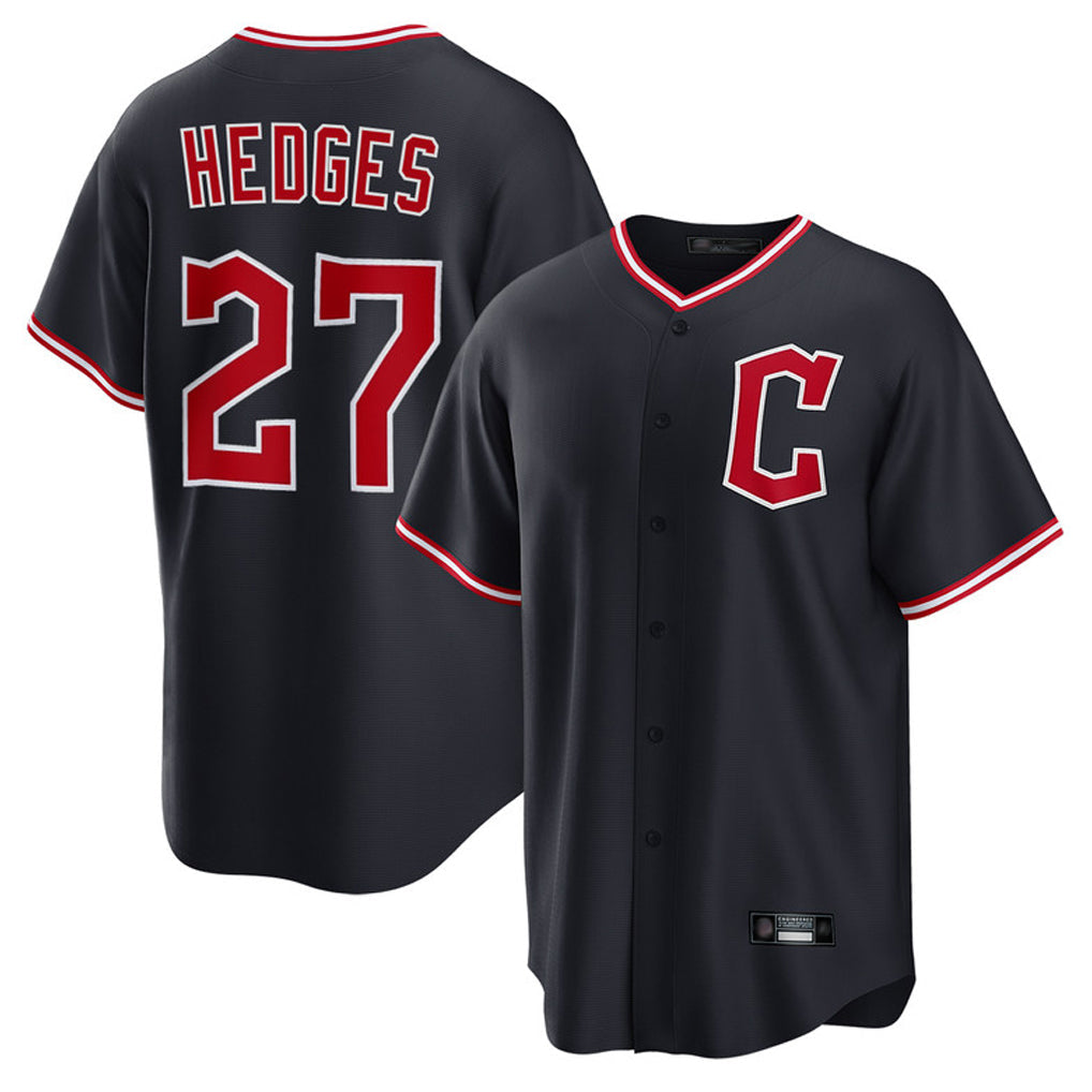 Crovyle C.Guardians #27 Austin Hedges Player Navy Game Home Stitched Jerseys