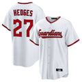 Crovyle C.Guardians #27 Austin Hedges Player White Game Home Stitched Jerseys