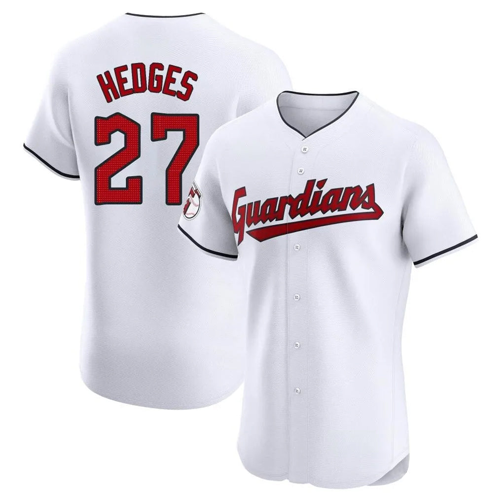 Crovyle C.Guardians #27 Austin Hedges Player White Limited Elite Home Stitched Jerseys