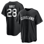 Crovyle C.Guardians #28 Tanner Bibee Player Black Home Game Stitched Jerseys
