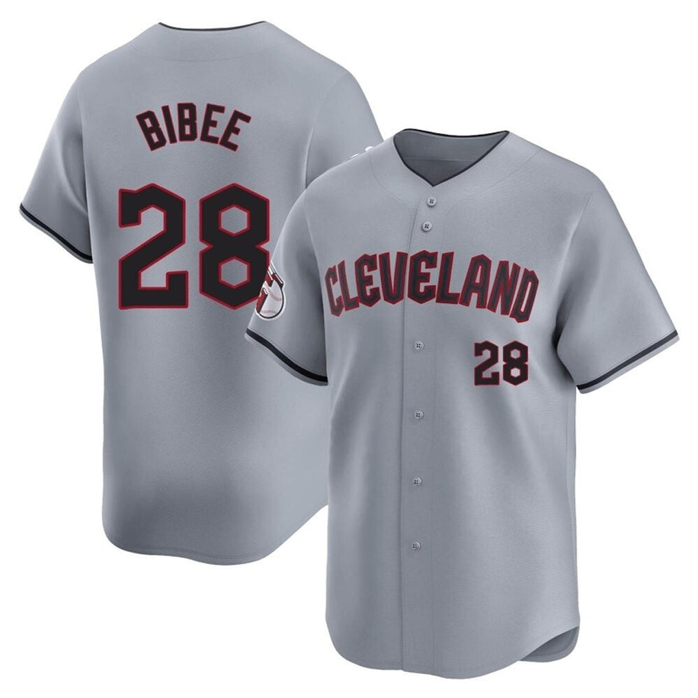 Crovyle C.Guardians #28 Tanner Bibee Player Gray Road Limited Home Stitched Jerseys