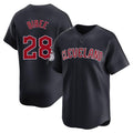 Crovyle C.Guardians #28 Tanner Bibee Player Navy Limited Home Game Stitched Jerseys