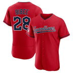 Crovyle C.Guardians #28 Tanner Bibee Player Red Limited Elite Home Stitched Jerseys