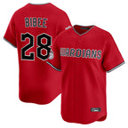 Crovyle C.Guardians #28 Tanner Bibee Player Red Limited Home Stitched Jerseys
