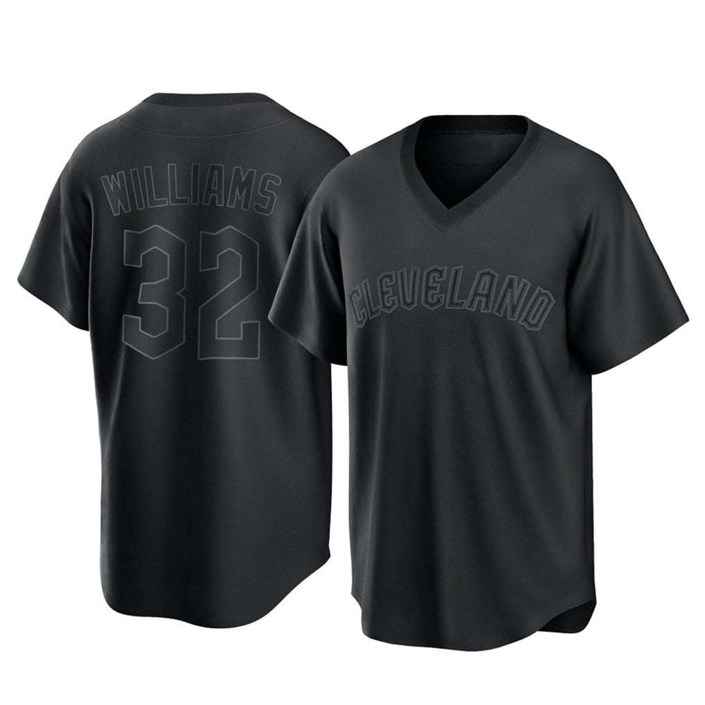 Crovyle C.Guardians #32 Gavin Williams Player Black T-shirt Home Game Stitched Jerseys