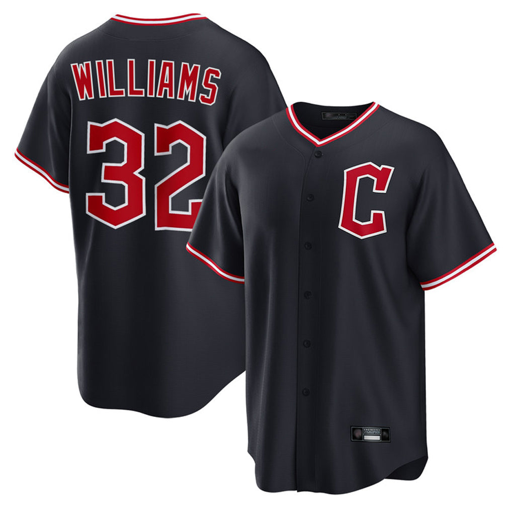 Crovyle C.Guardians #32 Gavin Williams Player Navy Home Game Stitched Jerseys