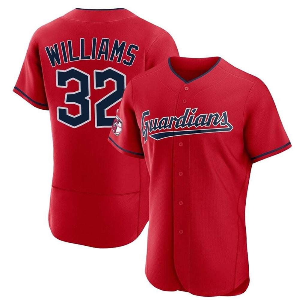 Crovyle C.Guardians #32 Gavin Williams Player Red Limited Elite Home Stitched Jerseys