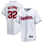 Crovyle C.Guardians #32 Gavin Williams Player White Home Game Stitched Jerseys
