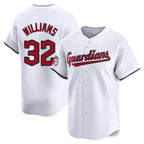 Crovyle C.Guardians #32 Gavin Williams Player White Limited Home Stitched Jerseys