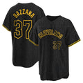 Crovyle C.Guardians #37 Travis Bazzana Player Black Snake Skin City Home Game Stitched Jerseys