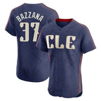Crovyle C.Guardians #37 Travis Bazzana Player Navy City Connect Limited Elite Home Stitched Jerseys