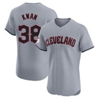 Crovyle C.Guardians #38 Steven Kwan Player Gray Road Limited Elite Home Stitched Jerseys