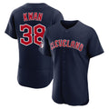 Crovyle C.Guardians #38 Steven Kwan Player Navy Limited Elite Home Stitched Jerseys