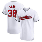 Crovyle C.Guardians #38 Steven Kwan Player White Limited Elite Home Stitched Jerseys