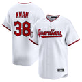 Crovyle C.Guardians #38 Steven Kwan Player White Limited Home Game Stitched Jerseys