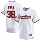 Crovyle C.Guardians #38 Steven Kwan Player White Limited Home Game Stitched Jerseys