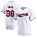 Crovyle C.Guardians #38 Steven Kwan Player White Limited Home Stitched Jerseys