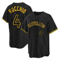 Crovyle C.Guardians #4 Brayan Rocchio Player Black Snake Skin City Home Game Stitched Jerseys