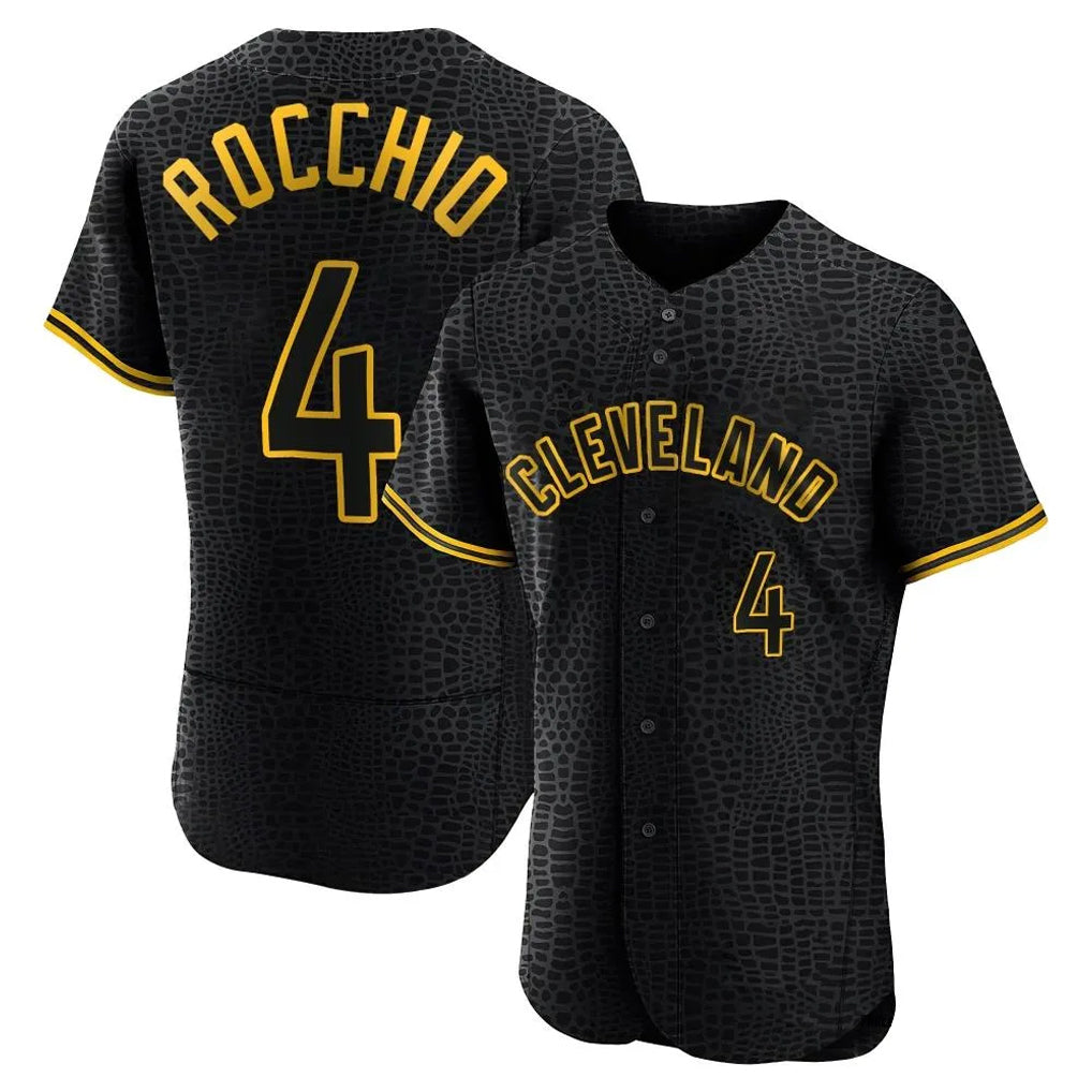 Crovyle C.Guardians #4 Brayan Rocchio Player Black Snake Skin City Limited Elite Home Stitched Jerseys