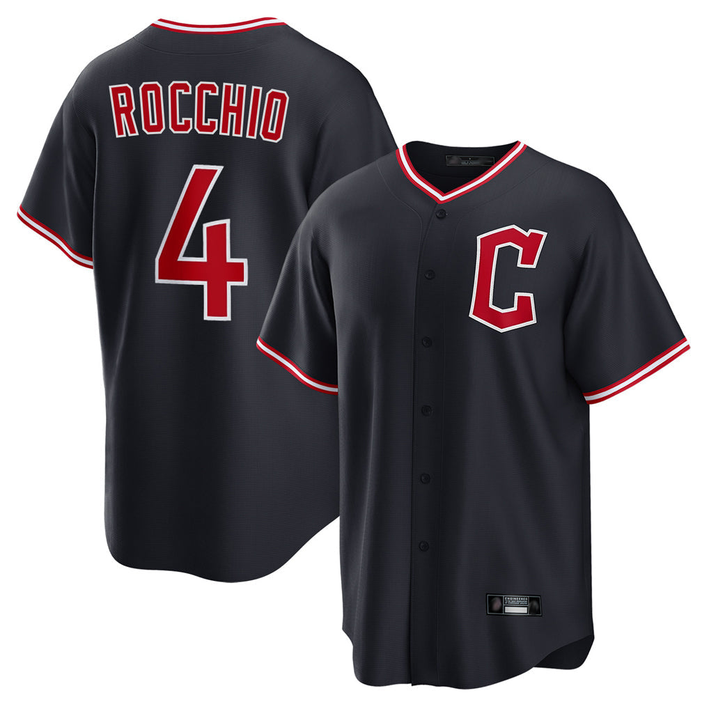 Crovyle C.Guardians #4 Brayan Rocchio Player Navy Home Game Stitched Jerseys