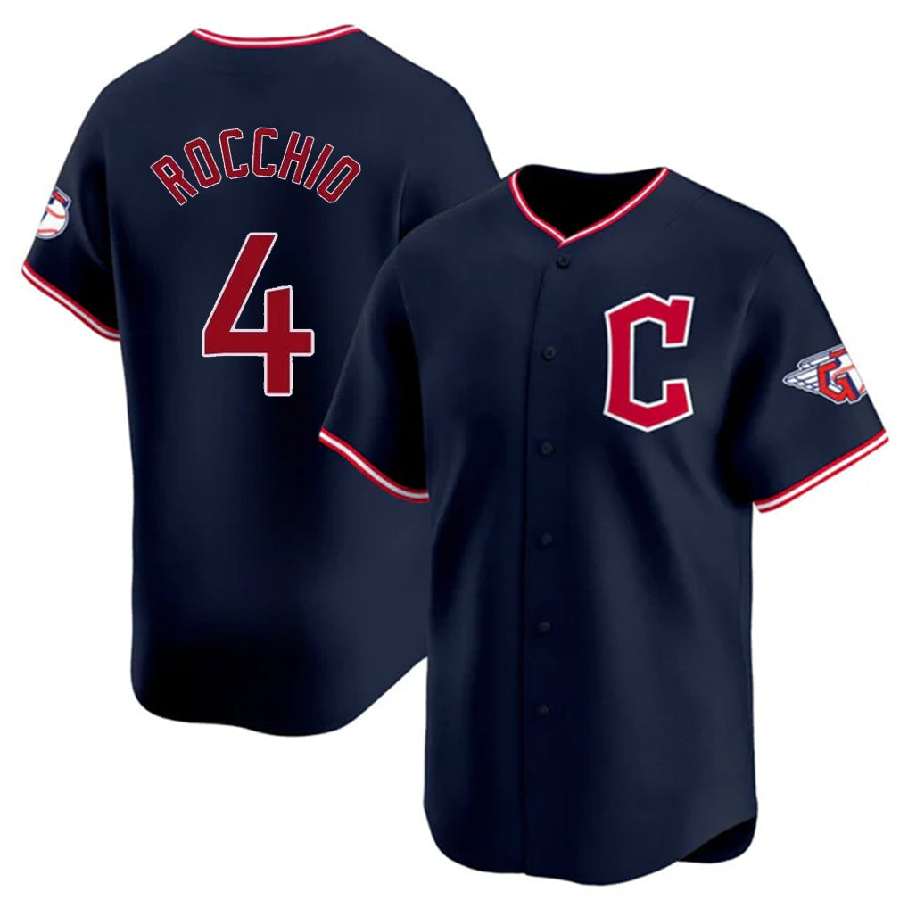 Crovyle C.Guardians #4 Brayan Rocchio Player Navy Limited Home Stitched Jerseys