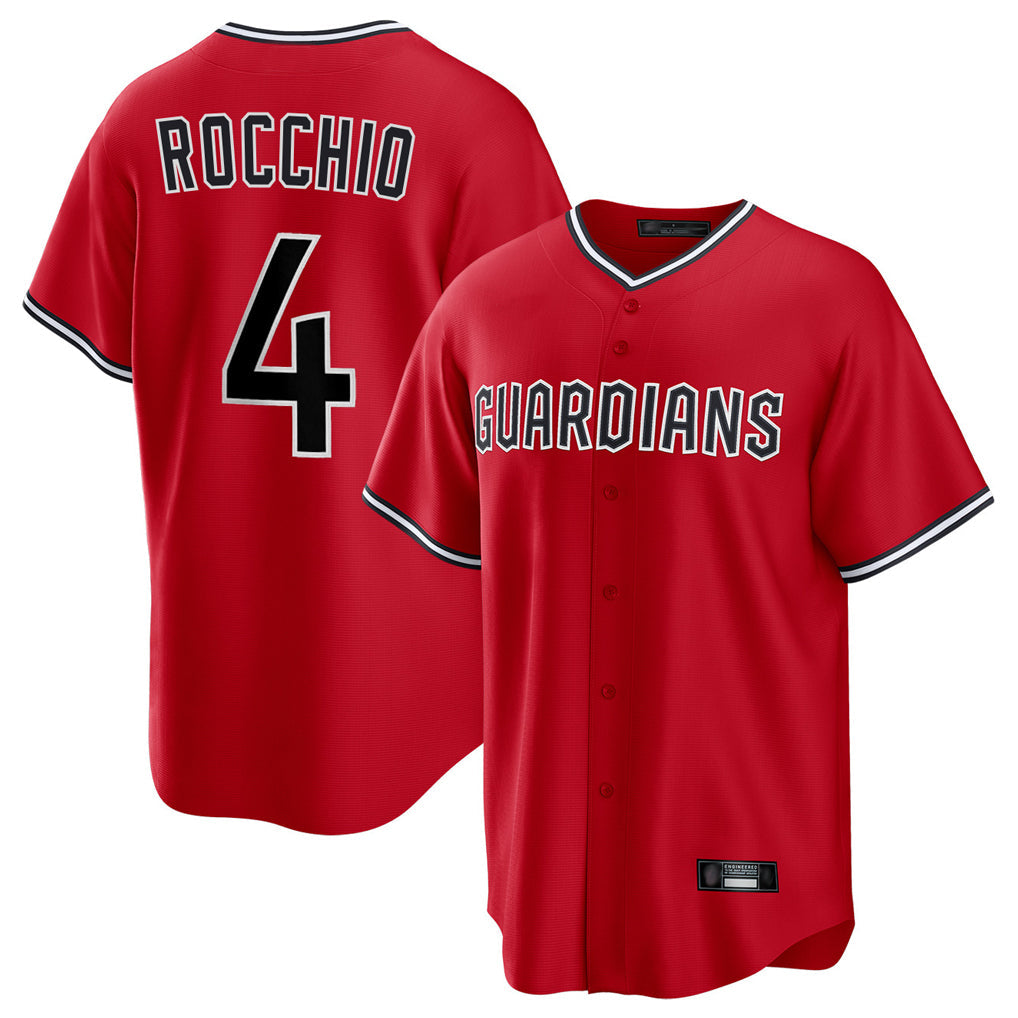 Crovyle C.Guardians #4 Brayan Rocchio Player Red Home Game Stitched Jerseys