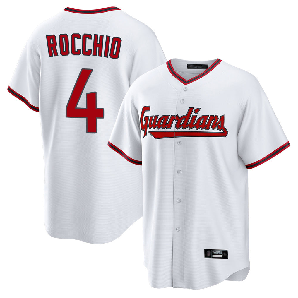 Crovyle C.Guardians #4 Brayan Rocchio Player White Game Home Stitched Jerseys