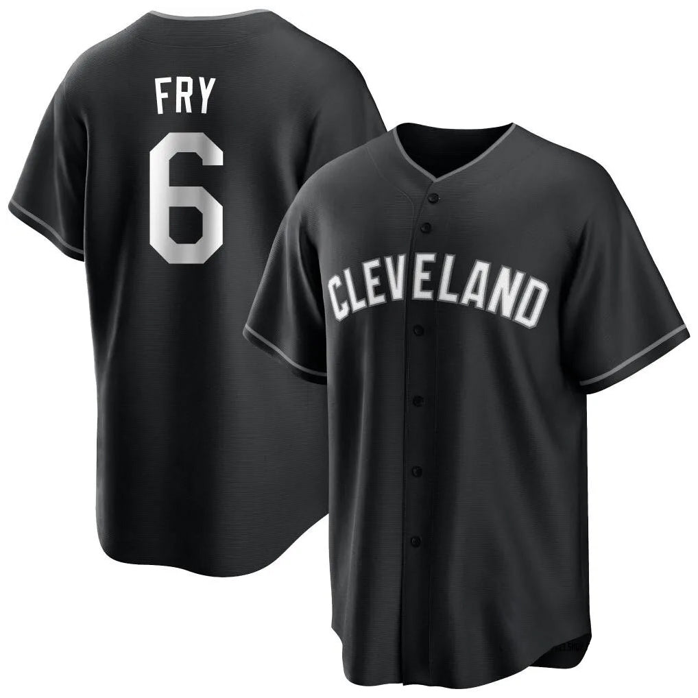 Crovyle C.Guardians #6 David Fry Player Black Home Game Stitched Jerseys