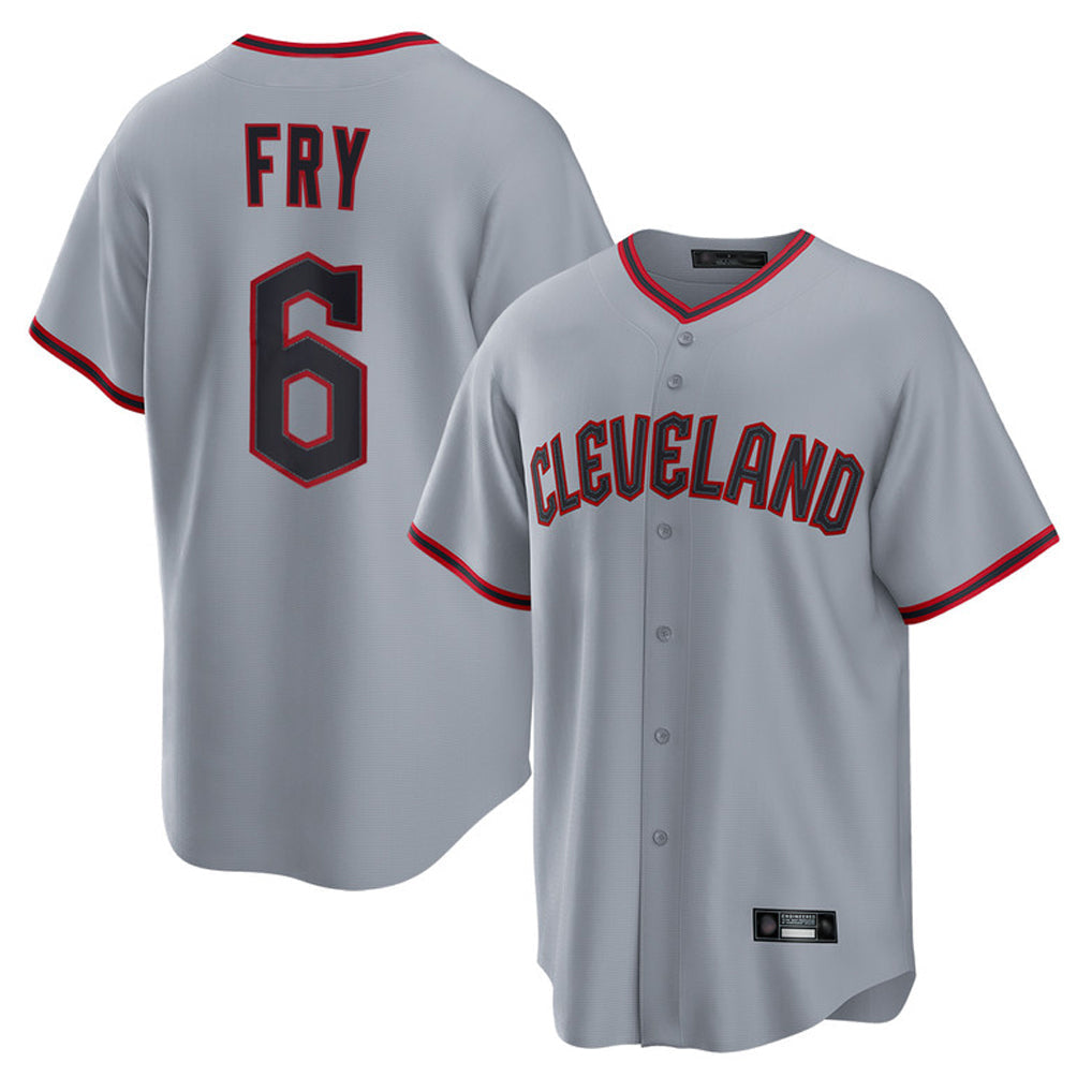 Crovyle C.Guardians #6 David Fry Player Gray Home Game Stitched Jerseys