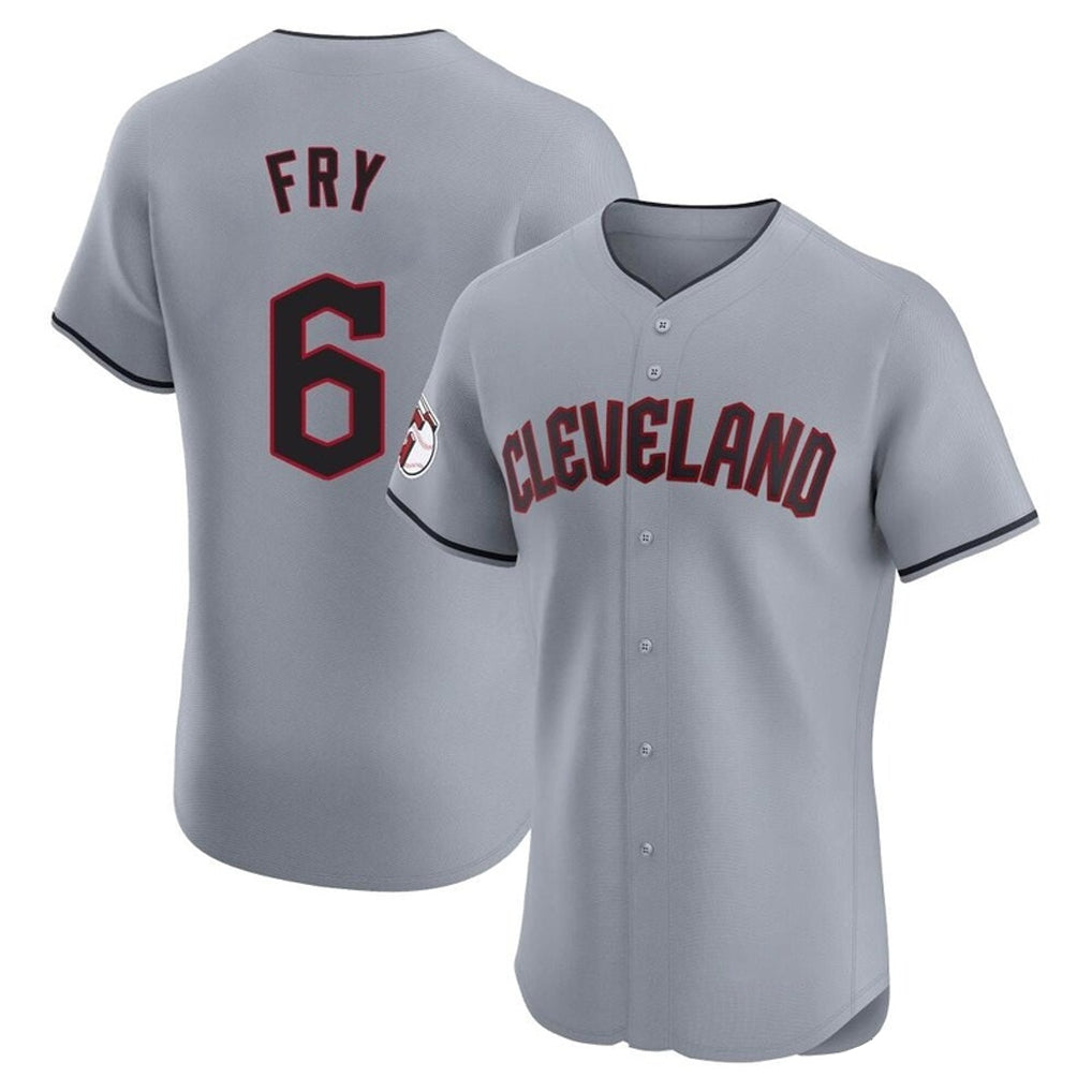 Crovyle C.Guardians #6 David Fry Player Gray Road Limited Elite Home Stitched Jerseys