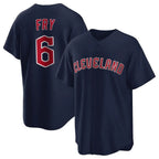 Crovyle C.Guardians #6 David Fry Player Navy Game Home Stitched Jerseys