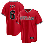 Crovyle C.Guardians #6 David Fry Player Red Home Game Stitched Jerseys
