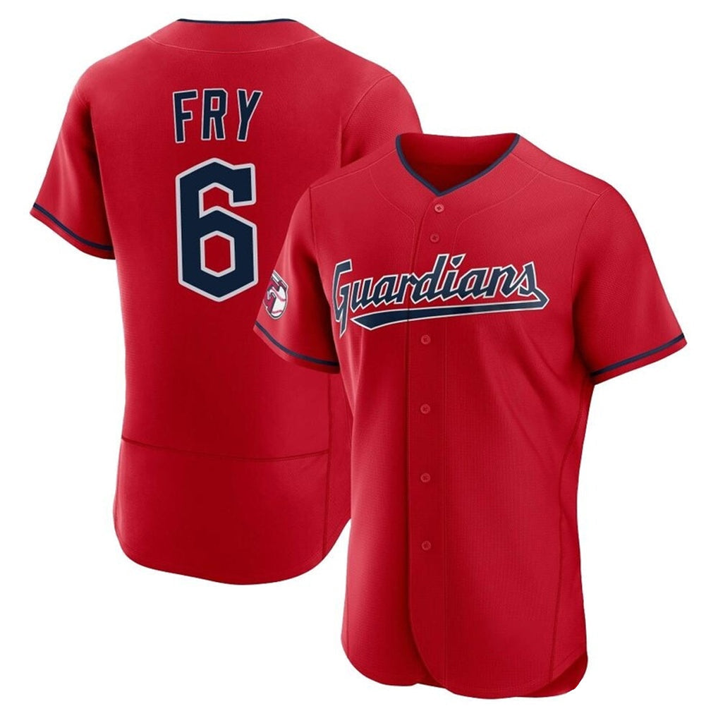 Crovyle C.Guardians #6 David Fry Player Red Limited Elite Home Stitched Jerseys