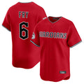 Crovyle C.Guardians #6 David Fry Player Red Limited Home Stitched Jerseys
