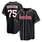 Crovyle C.Guardians #75 Connor Brogdon Player Black Fashion Out Home Game Stitched Jerseys